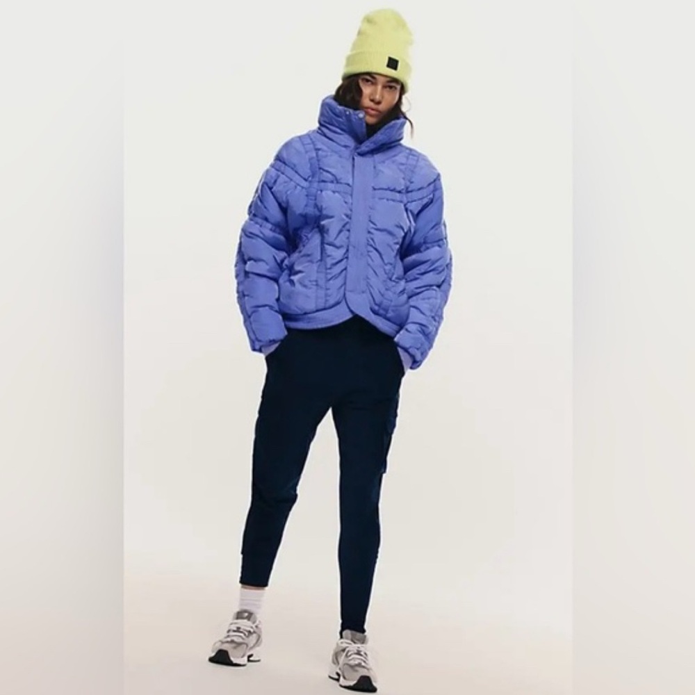 Free People Let's Race Fleece Lined Beanie nwt
